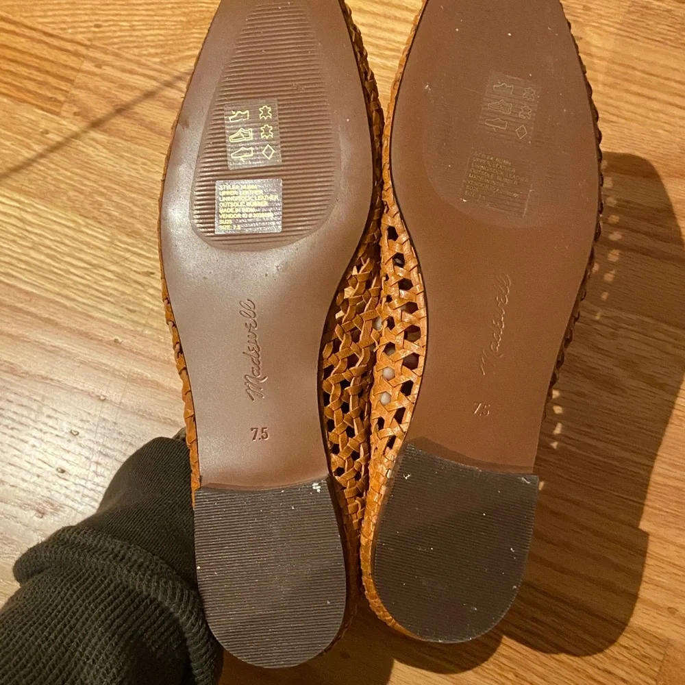 NIB NWT Madewell mylie woven flat baked clay 7.5 - Picture 3 of 4
